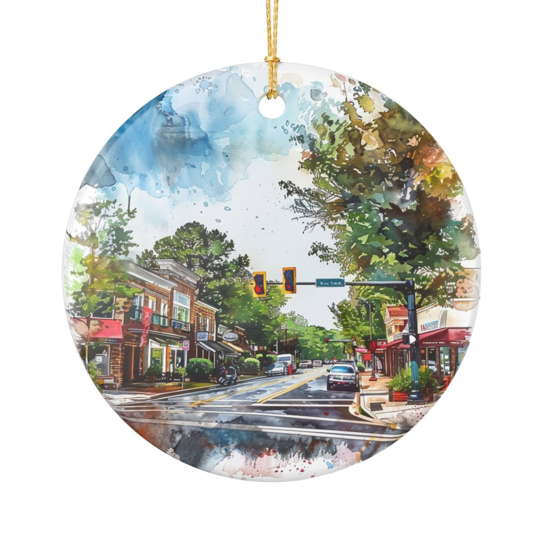Cary North Carolina USA Ornament: Unique Cary Souvenir, Cary North Carolina Xmas Decor, and Authentic Cary Gift