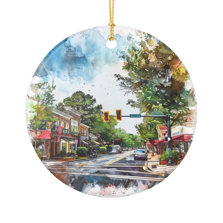 Cary North Carolina USA Ornament: Unique Cary Souvenir, Cary North Carolina Xmas Decor, and Authentic Cary Gift