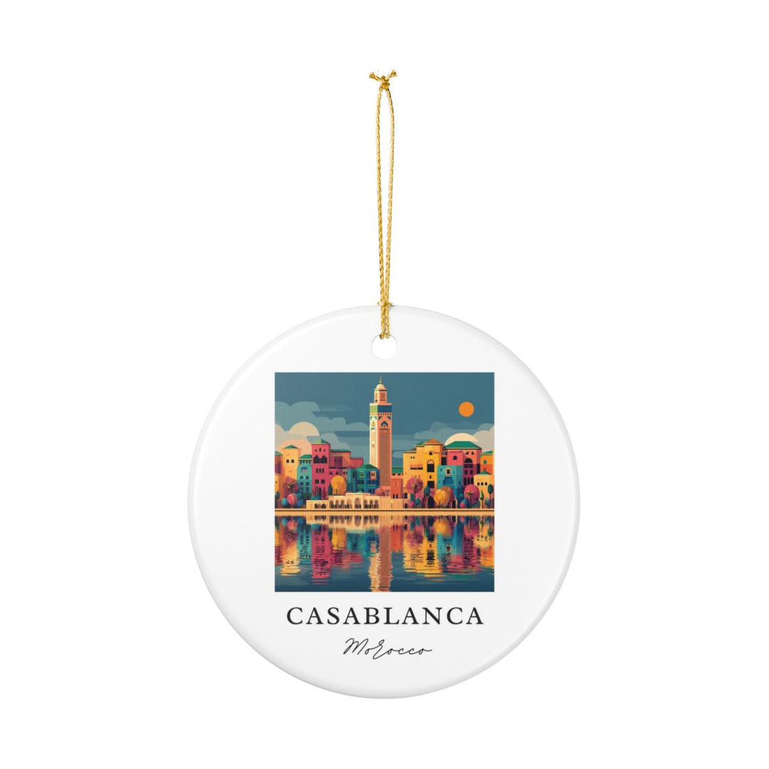 Casablanca Ornament: Unique Casablanca Souvenir, Casablanca Xmas Decor, and Authentic Casablanca Gift