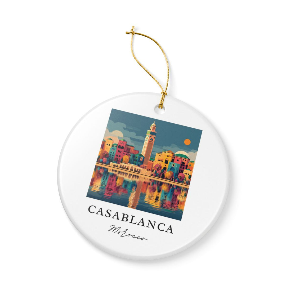 Casablanca Ornament: Unique Casablanca Souvenir, Casablanca Xmas Decor, and Authentic Casablanca Gift