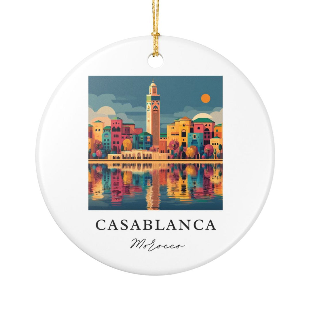 Casablanca Ornament: Unique Casablanca Souvenir, Casablanca Xmas Decor, and Authentic Casablanca Gift