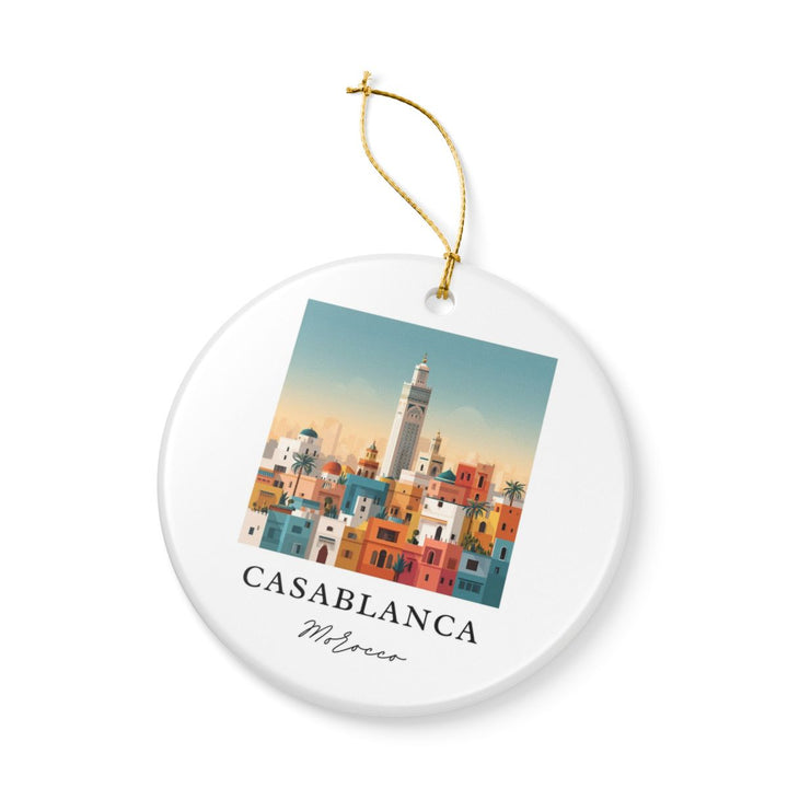 Casablanca Ornament: Unique Casablanca Souvenir, Casablanca Xmas Decor, and Authentic Casablanca Gift