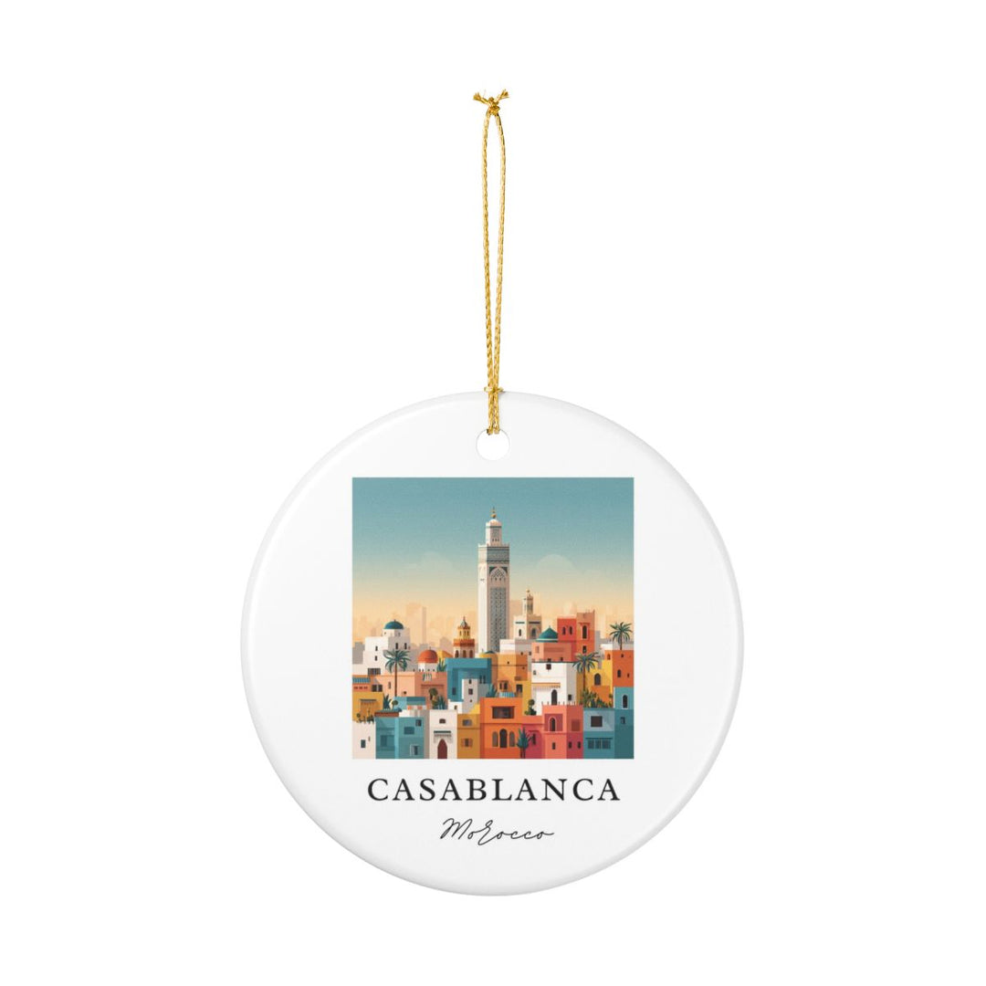 Casablanca Ornament: Unique Casablanca Souvenir, Casablanca Xmas Decor, and Authentic Casablanca Gift