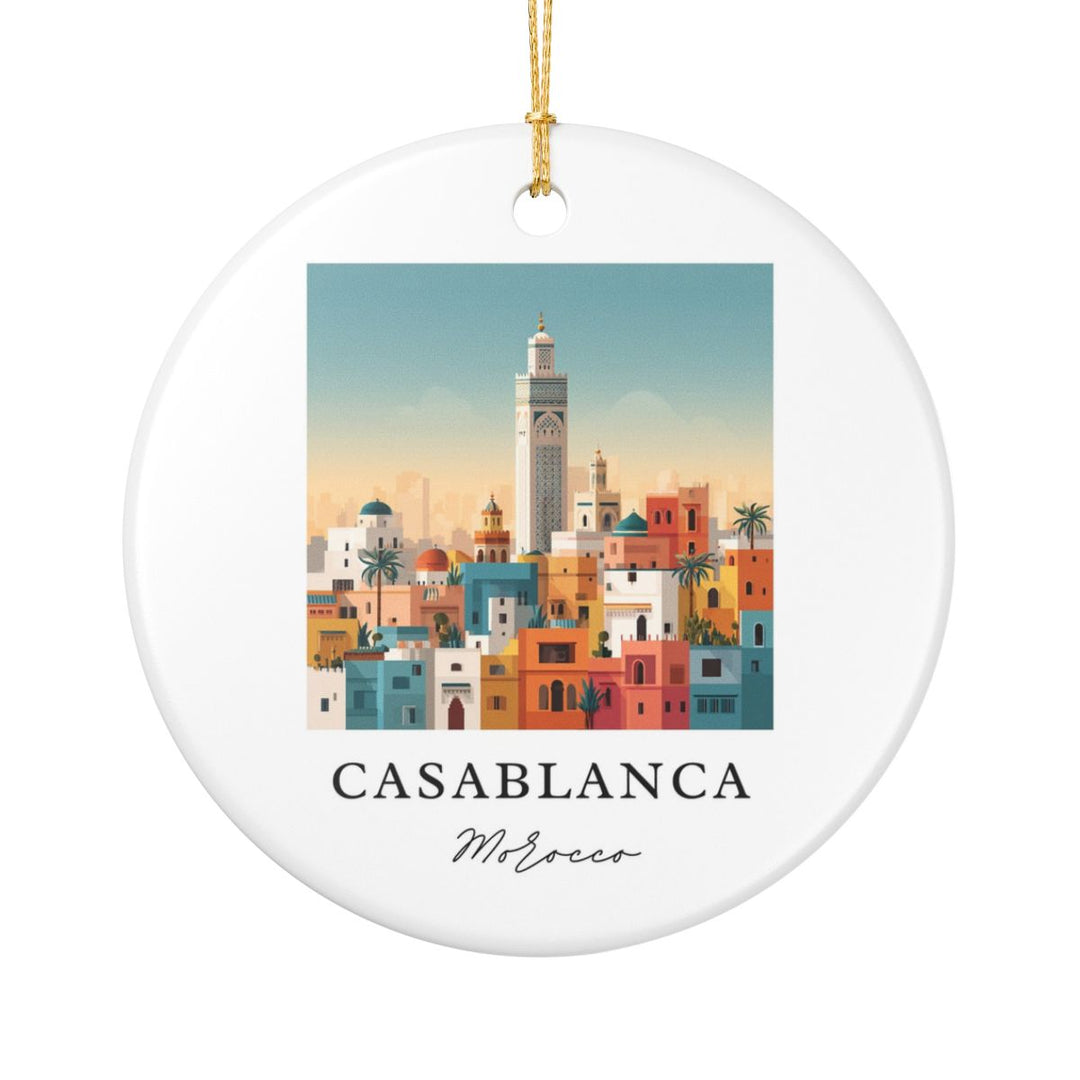Casablanca Ornament: Unique Casablanca Souvenir, Casablanca Xmas Decor, and Authentic Casablanca Gift
