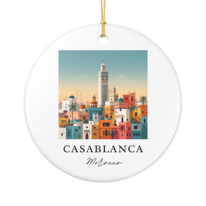 Casablanca Ornament: Unique Casablanca Souvenir, Casablanca Xmas Decor, and Authentic Casablanca Gift