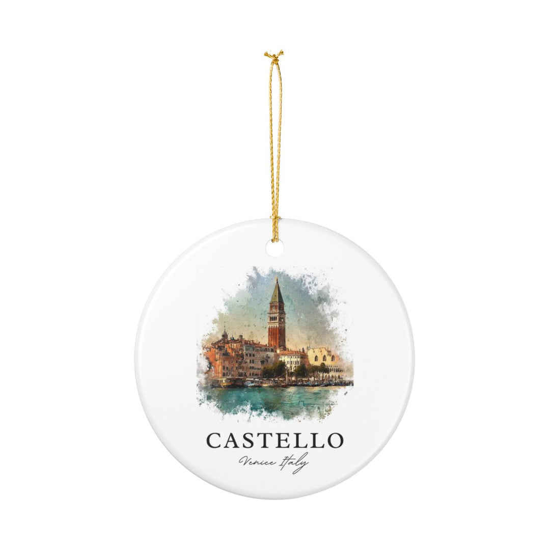 Castello Venice Ornament: Unique Castello Venice Souvenir, Castello Venice Xmas Decor, and Authentic Castello Venice Gift