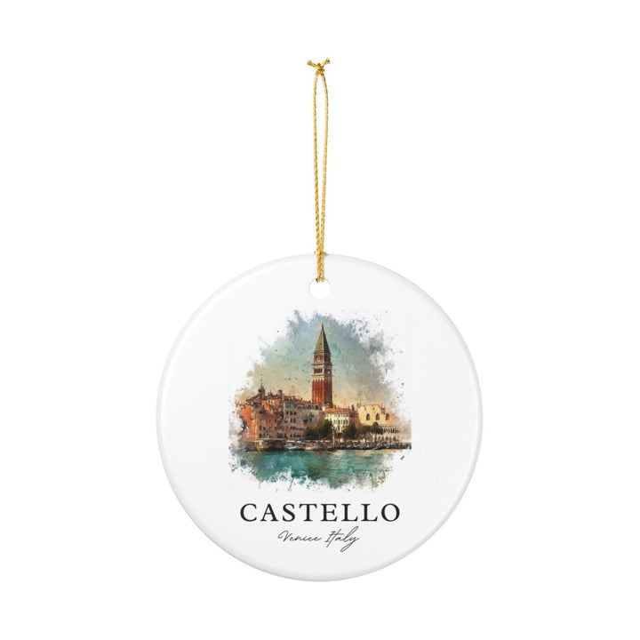 Castello Venice Ornament: Unique Castello Venice Souvenir, Castello Venice Xmas Decor, and Authentic Castello Venice Gift