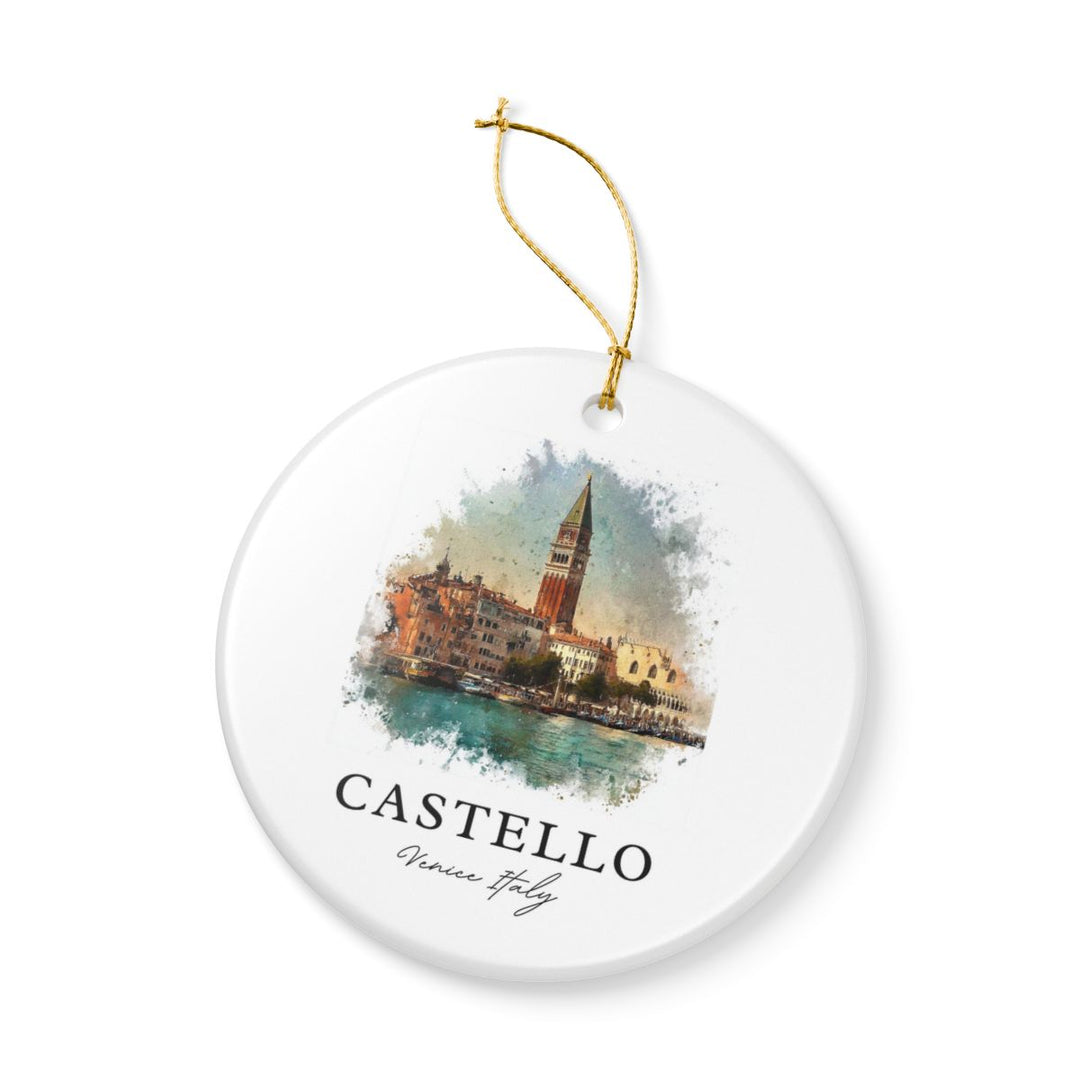 Castello Venice Ornament: Unique Castello Venice Souvenir, Castello Venice Xmas Decor, and Authentic Castello Venice Gift