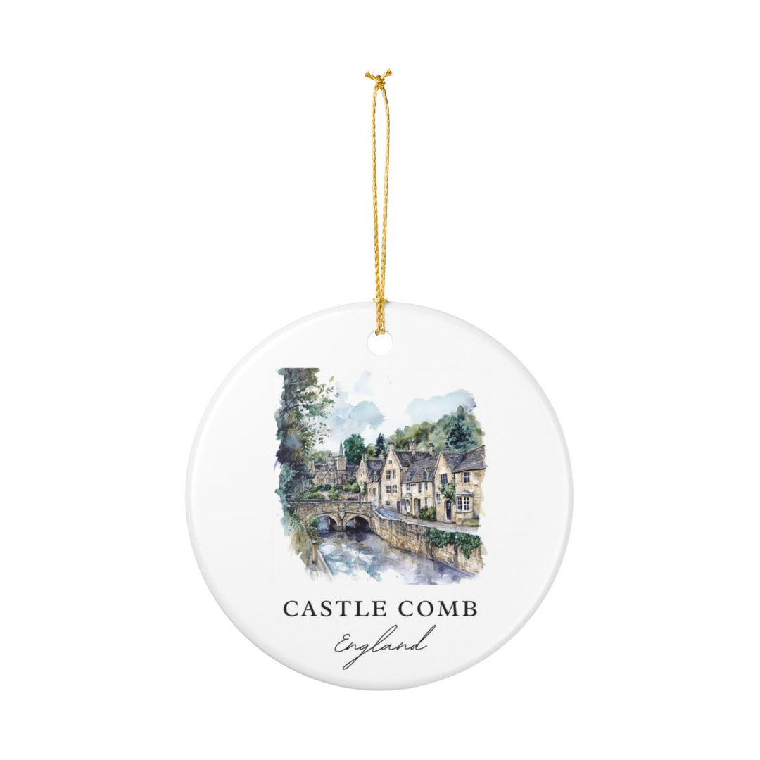 Castle Comb Ornament: Unique Castle Comb Souvenir, Castle Comb Xmas Decor, and Authentic Castle Comb Gift