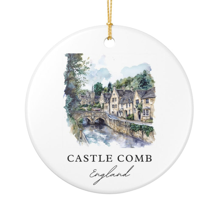 Castle Comb Ornament: Unique Castle Comb Souvenir, Castle Comb Xmas Decor, and Authentic Castle Comb Gift