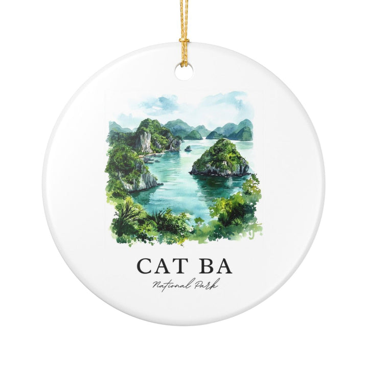 Cat Ba National Park Vietnam Ornament: Unique Cat Ba National Park Souvenir, Cat Ba National Park Vietnam Xmas Decor, and Authentic Cat Ba National Park Gift