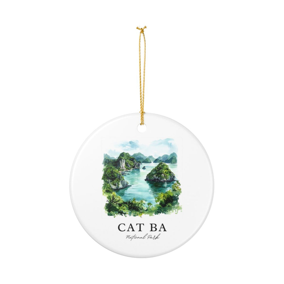 Cat Ba National Park Vietnam Ornament: Unique Cat Ba National Park Souvenir, Cat Ba National Park Vietnam Xmas Decor, and Authentic Cat Ba National Park Gift