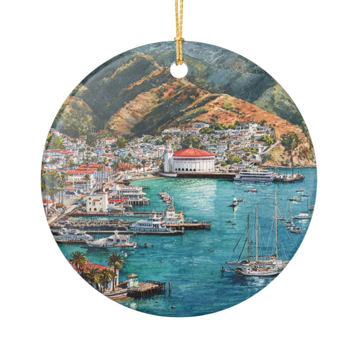 Catalina Island California USA Ornament: Unique Catalina Island Souvenir, Catalina Island California Xmas Decor, and Authentic Catalina Island Gift
