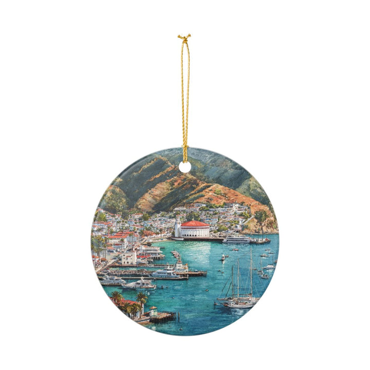 Catalina Island California USA Ornament: Unique Catalina Island Souvenir, Catalina Island California Xmas Decor, and Authentic Catalina Island Gift