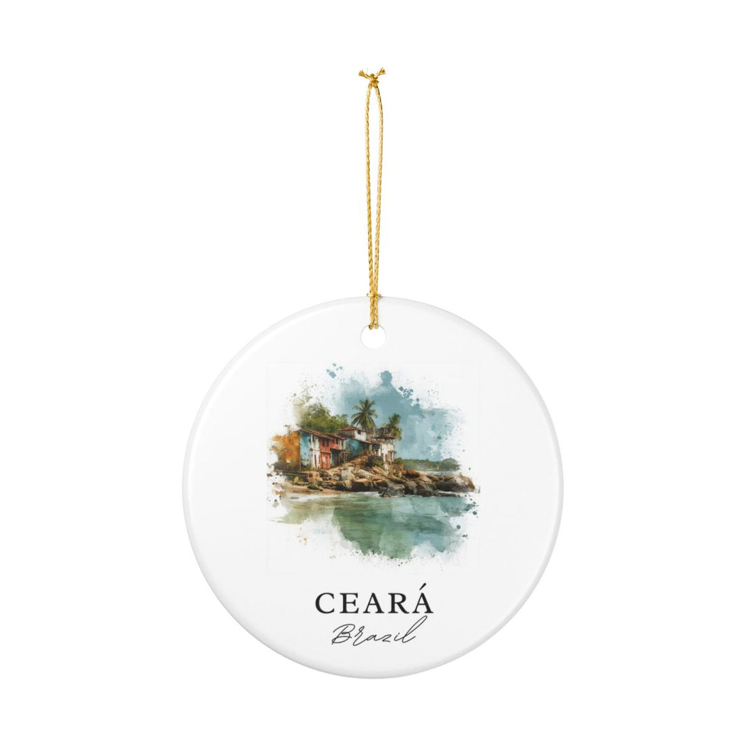 Ceará Brazil Ornament: Unique Ceará Souvenir, Ceará Brazil Xmas Decor, and Authentic Ceará Gift