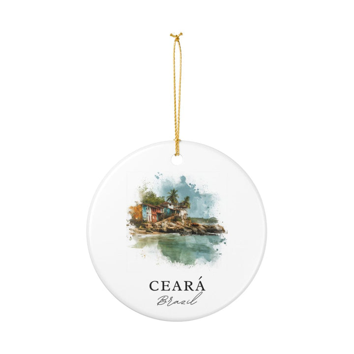 Ceará Brazil Ornament: Unique Ceará Souvenir, Ceará Brazil Xmas Decor, and Authentic Ceará Gift