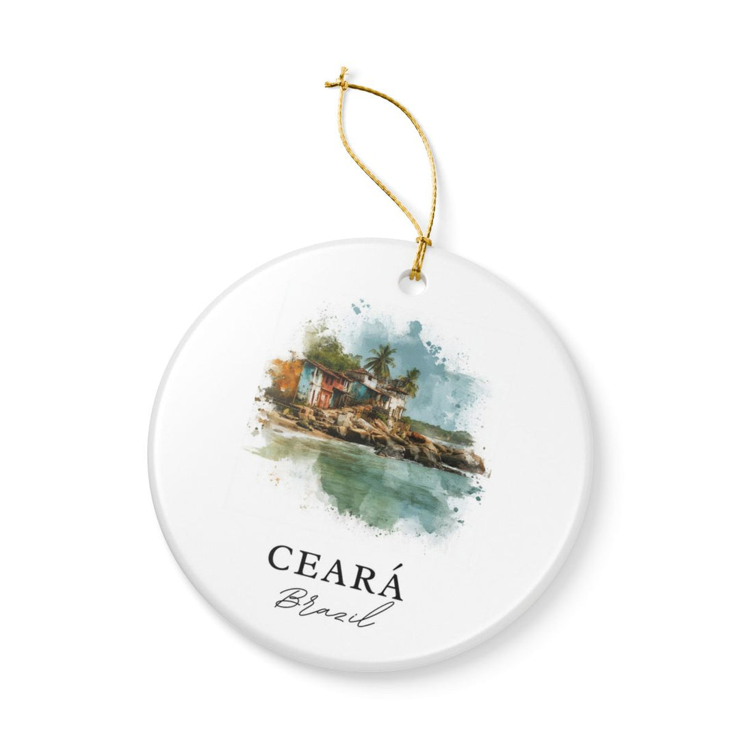 Ceará Brazil Ornament: Unique Ceará Souvenir, Ceará Brazil Xmas Decor, and Authentic Ceará Gift