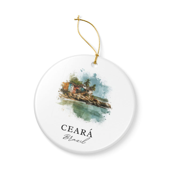 Ceará Brazil Ornament: Unique Ceará Souvenir, Ceará Brazil Xmas Decor, and Authentic Ceará Gift