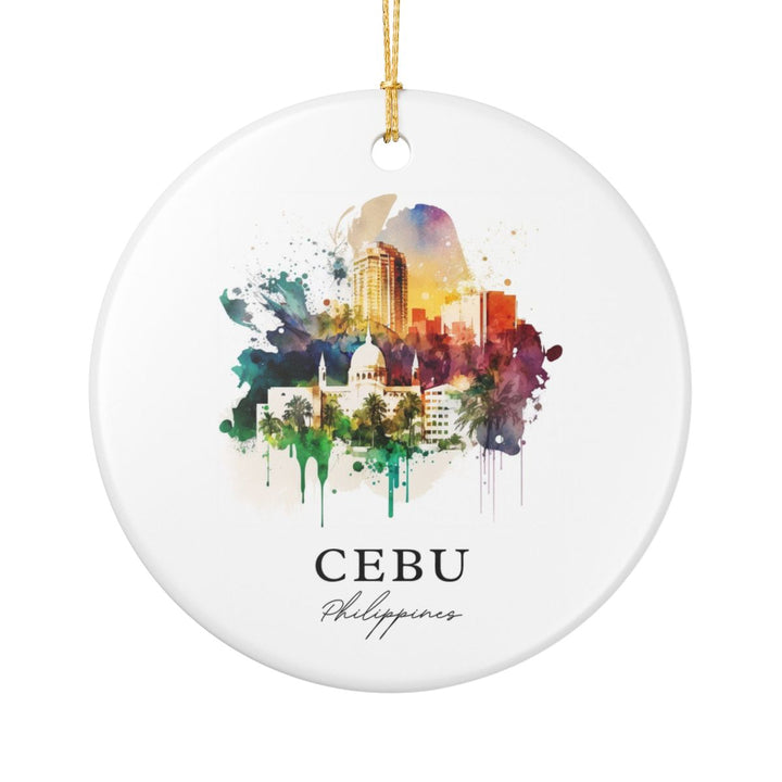 Cebu Philippines Ornament: Unique Cebu Philippines Souvenir, Cebu Philippines Xmas Decor, and Authentic Cebu Philippines Gift