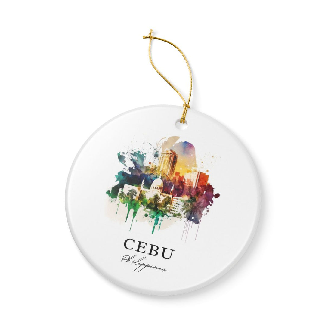 Cebu Philippines Ornament: Unique Cebu Philippines Souvenir, Cebu Philippines Xmas Decor, and Authentic Cebu Philippines Gift
