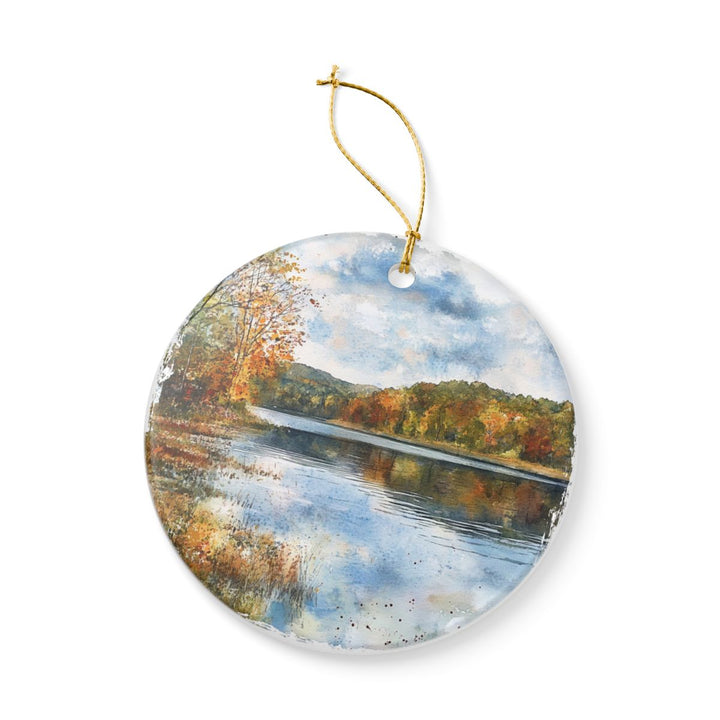 Center Hill Lake Ornament: Unique Center Hill Lake Souvenir, Center Hill Lake Xmas Decor, and Authentic Center Hill Lake Gift