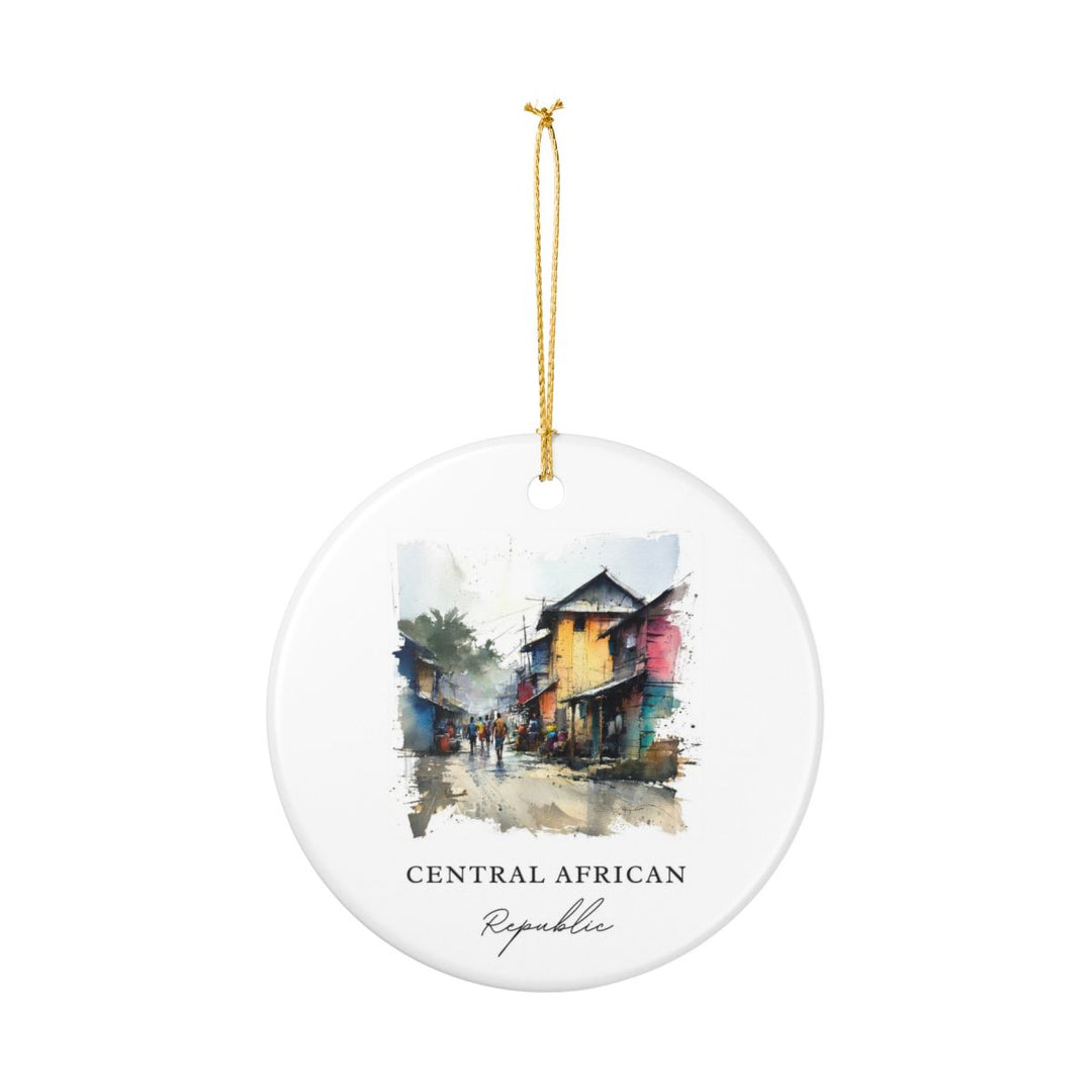 Central African Republic Africa Ornament: Unique Central African Republic Africa Souvenir, Central African Republic Africa Xmas Decor, and Authentic Central African Republic Africa Gift
