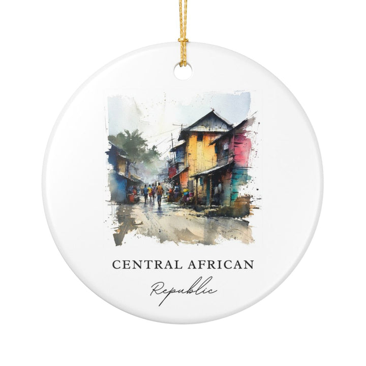 Central African Republic Africa Ornament: Unique Central African Republic Africa Souvenir, Central African Republic Africa Xmas Decor, and Authentic Central African Republic Africa Gift