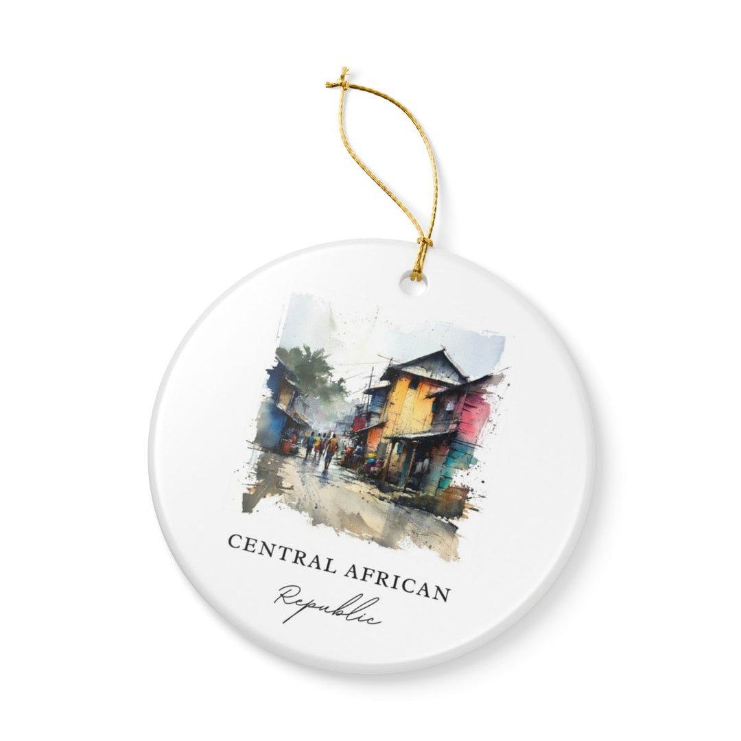 Central African Republic Africa Ornament: Unique Central African Republic Africa Souvenir, Central African Republic Africa Xmas Decor, and Authentic Central African Republic Africa Gift