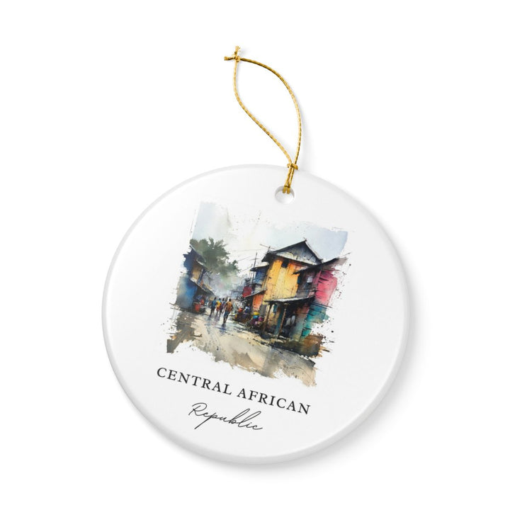 Central African Republic Africa Ornament: Unique Central African Republic Africa Souvenir, Central African Republic Africa Xmas Decor, and Authentic Central African Republic Africa Gift