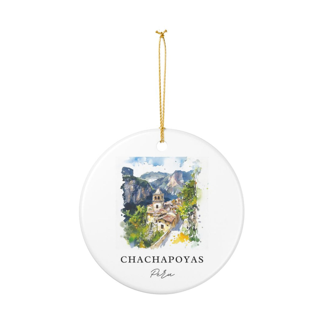 Chachapoyas Peru Ornament: Unique Chachapoyas Souvenir, Chachapoyas Peru Xmas Decor, and Authentic Chachapoyas Gift