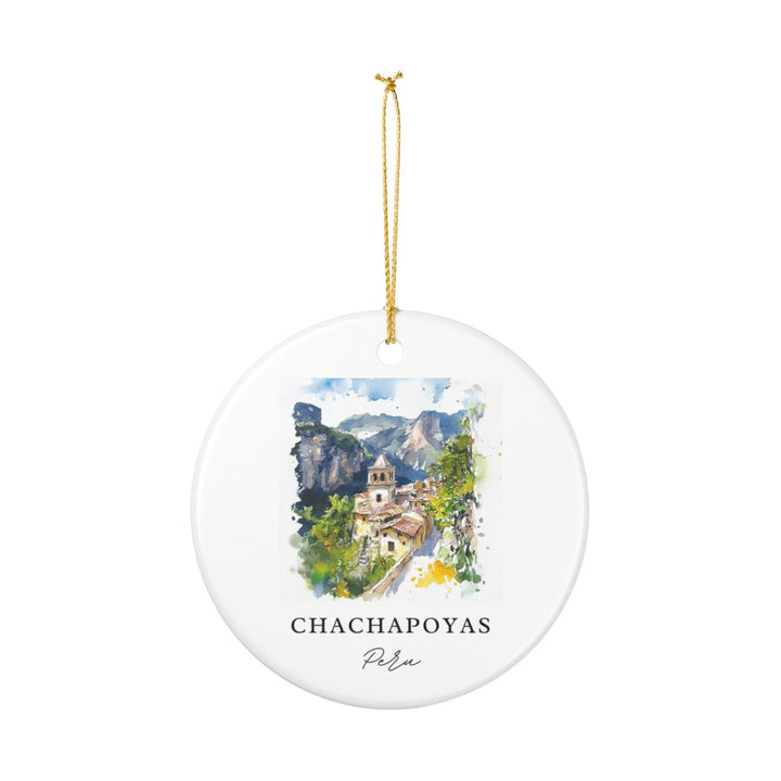 Chachapoyas Peru Ornament: Unique Chachapoyas Souvenir, Chachapoyas Peru Xmas Decor, and Authentic Chachapoyas Gift