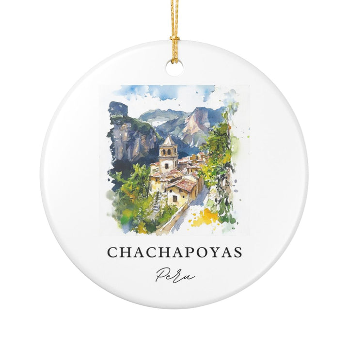 Chachapoyas Peru Ornament: Unique Chachapoyas Souvenir, Chachapoyas Peru Xmas Decor, and Authentic Chachapoyas Gift