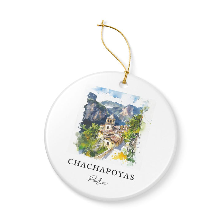 Chachapoyas Peru Ornament: Unique Chachapoyas Souvenir, Chachapoyas Peru Xmas Decor, and Authentic Chachapoyas Gift