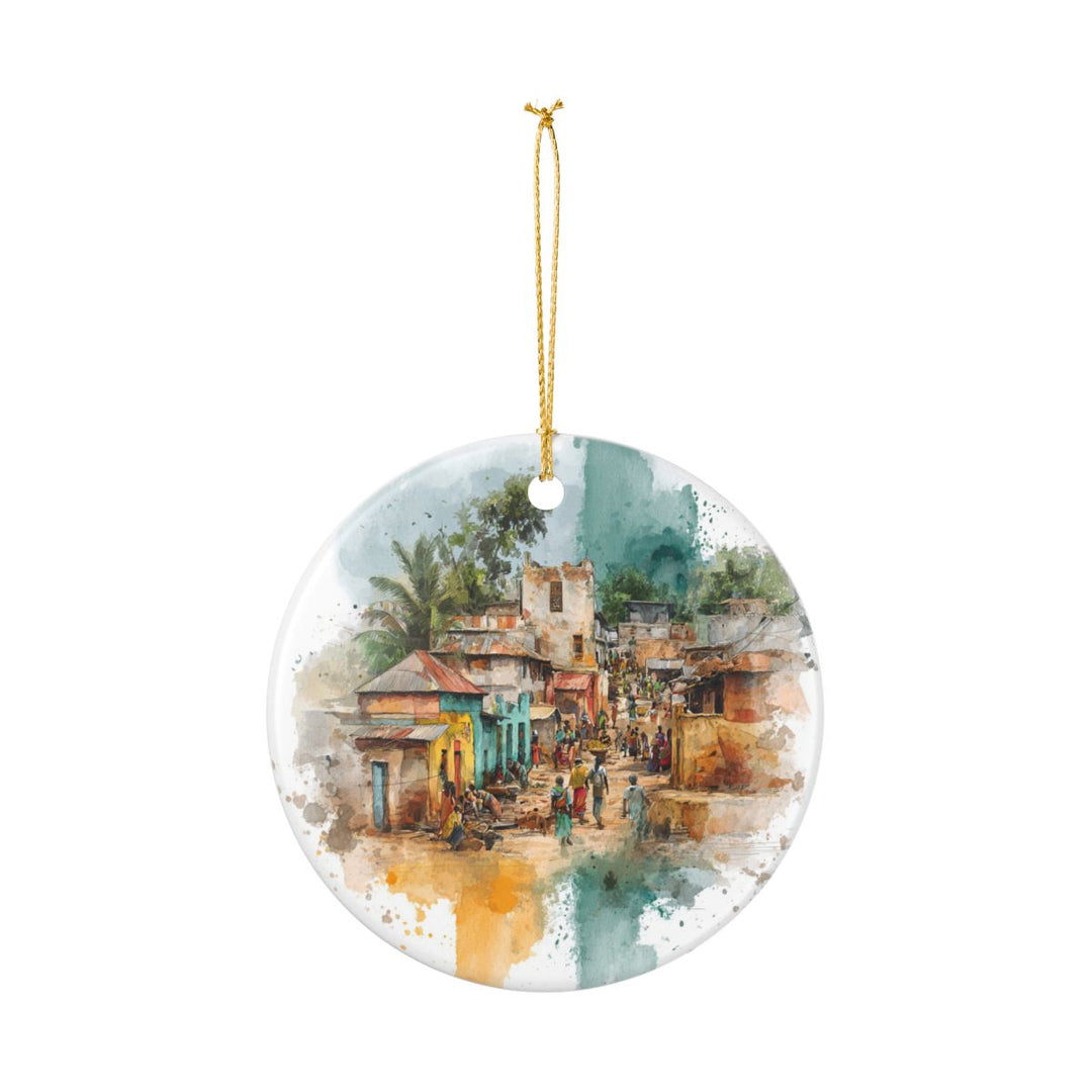 Chad Central Africa Ornament: Unique Chad Central Africa Souvenir, Chad Central Africa Xmas Decor, and Authentic Chad Central Africa Gift
