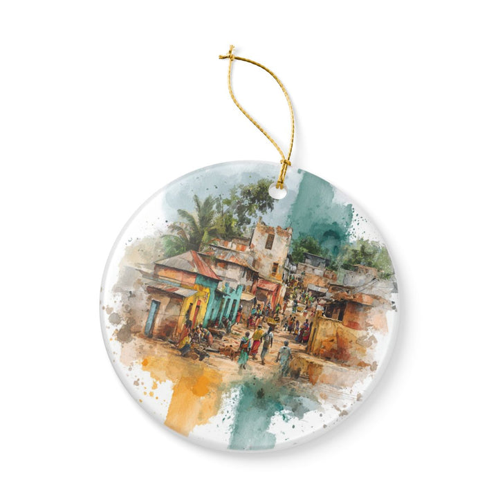 Chad Central Africa Ornament: Unique Chad Central Africa Souvenir, Chad Central Africa Xmas Decor, and Authentic Chad Central Africa Gift