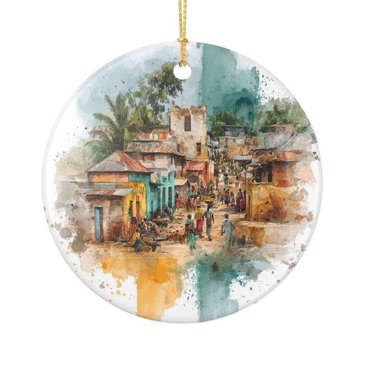 Chad Central Africa Ornament: Unique Chad Central Africa Souvenir, Chad Central Africa Xmas Decor, and Authentic Chad Central Africa Gift