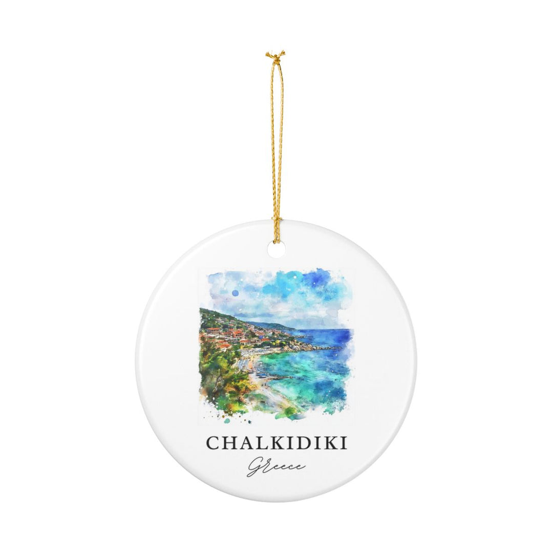 Chalkidiki Ornament: Unique Chalkidiki Souvenir, Chalkidiki Xmas Decor, and Authentic Chalkidiki Gift