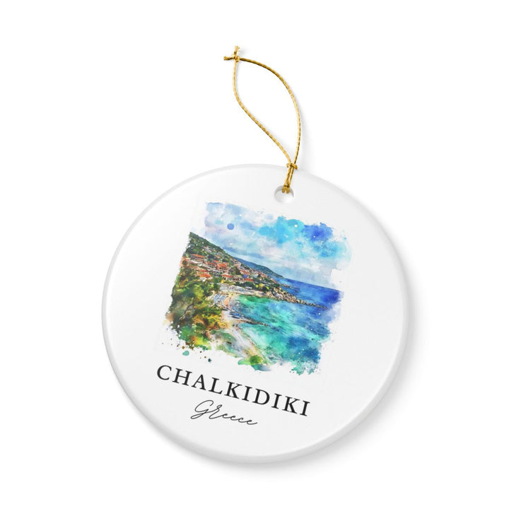 Chalkidiki Ornament: Unique Chalkidiki Souvenir, Chalkidiki Xmas Decor, and Authentic Chalkidiki Gift