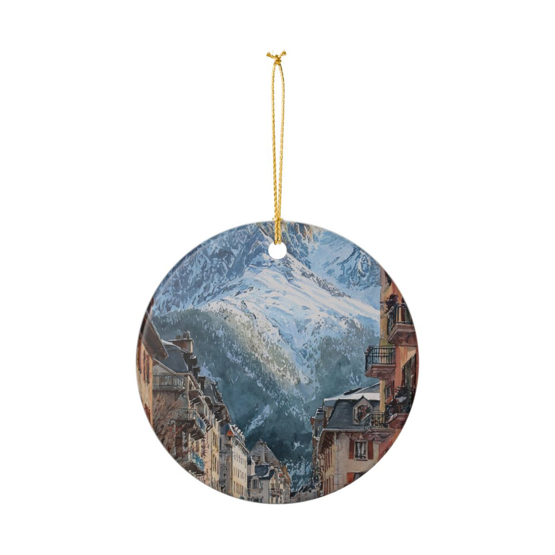 Chamonix France Ornament: Unique Chamonix Souvenir, Chamonix France Xmas Decor, and Authentic Chamonix Gift