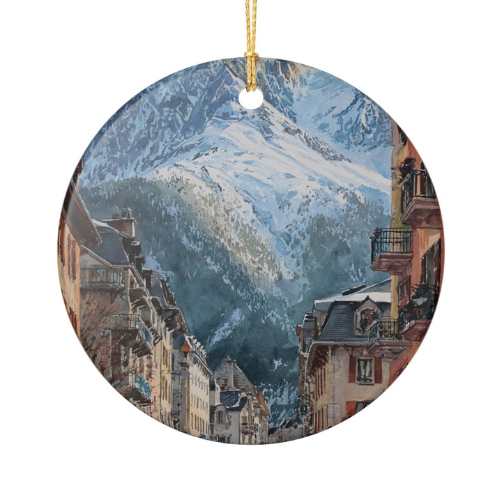 Chamonix France Ornament: Unique Chamonix Souvenir, Chamonix France Xmas Decor, and Authentic Chamonix Gift