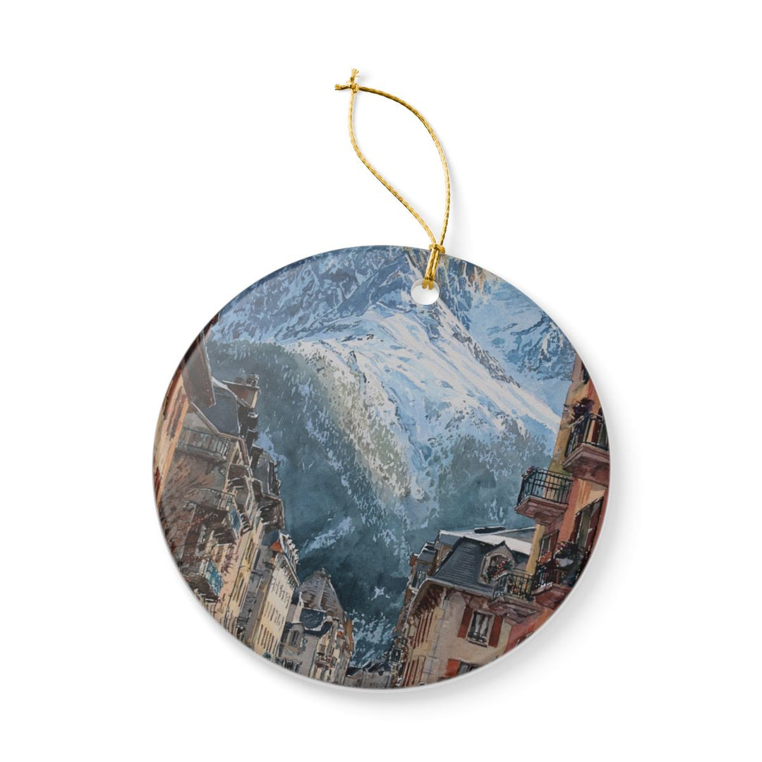 Chamonix France Ornament: Unique Chamonix Souvenir, Chamonix France Xmas Decor, and Authentic Chamonix Gift