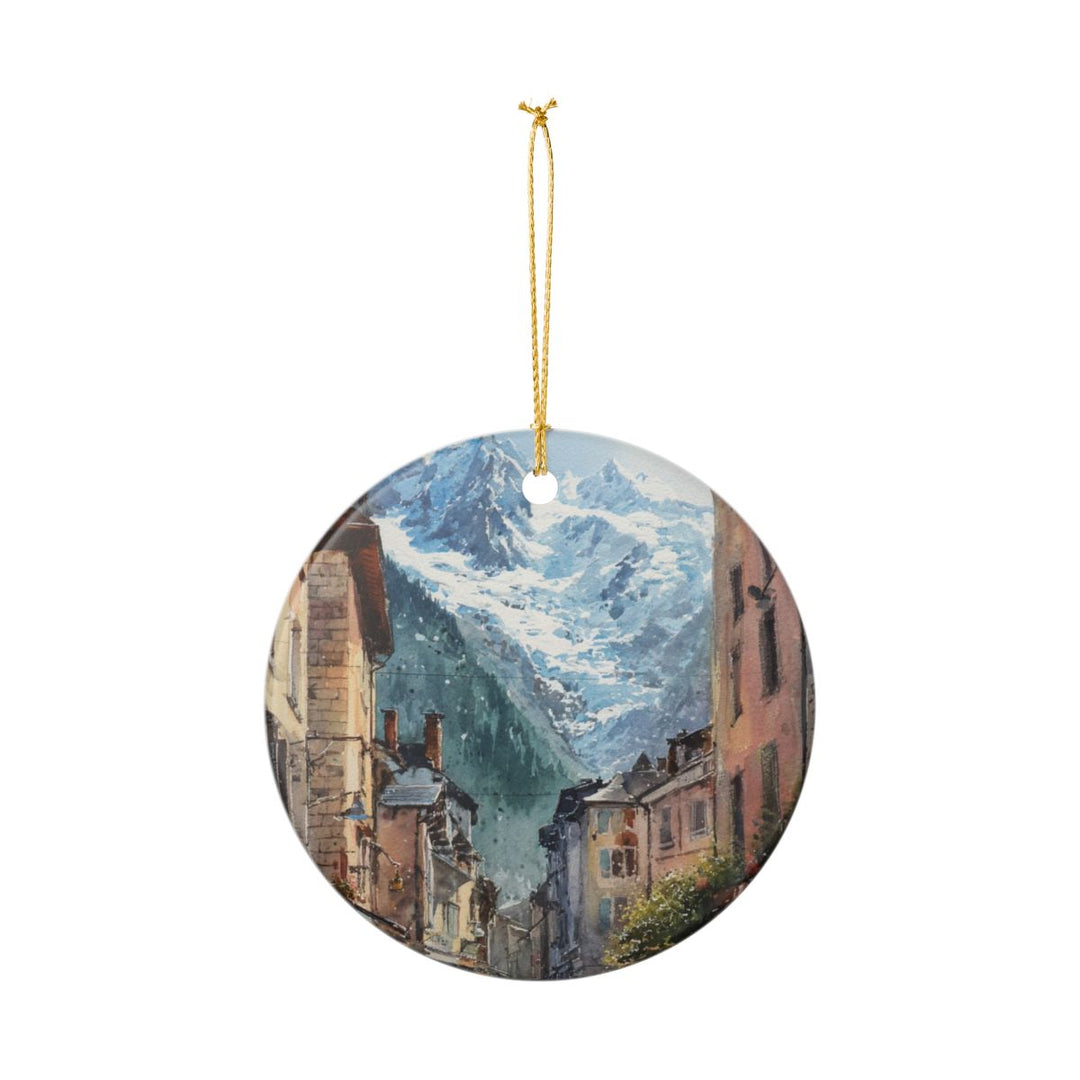 Chamonix France Ornament: Unique Chamonix Souvenir, Chamonix France Xmas Decor, and Authentic Chamonix Gift