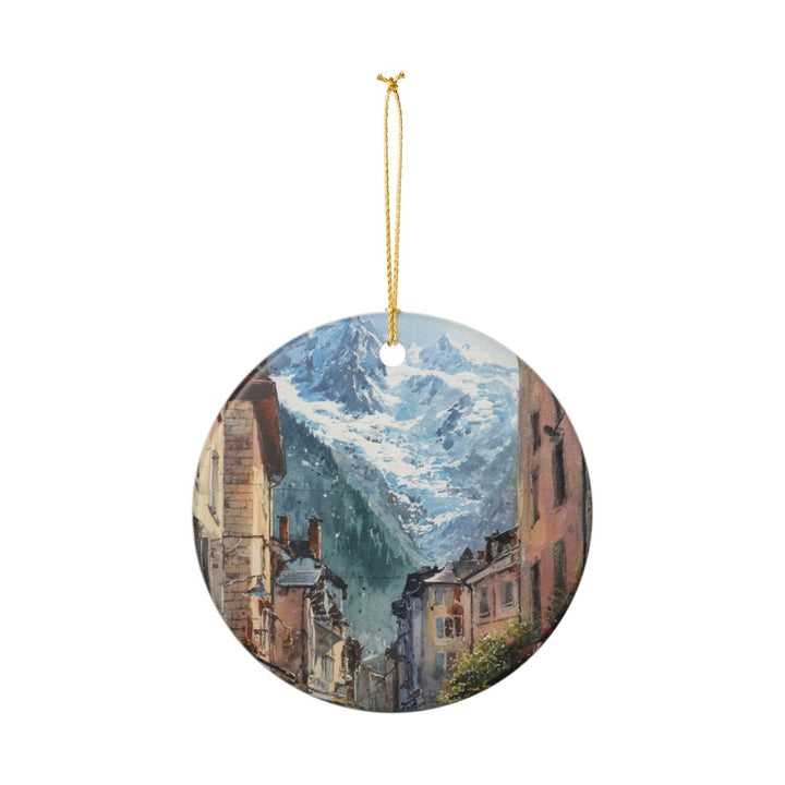 Chamonix France Ornament: Unique Chamonix Souvenir, Chamonix France Xmas Decor, and Authentic Chamonix Gift