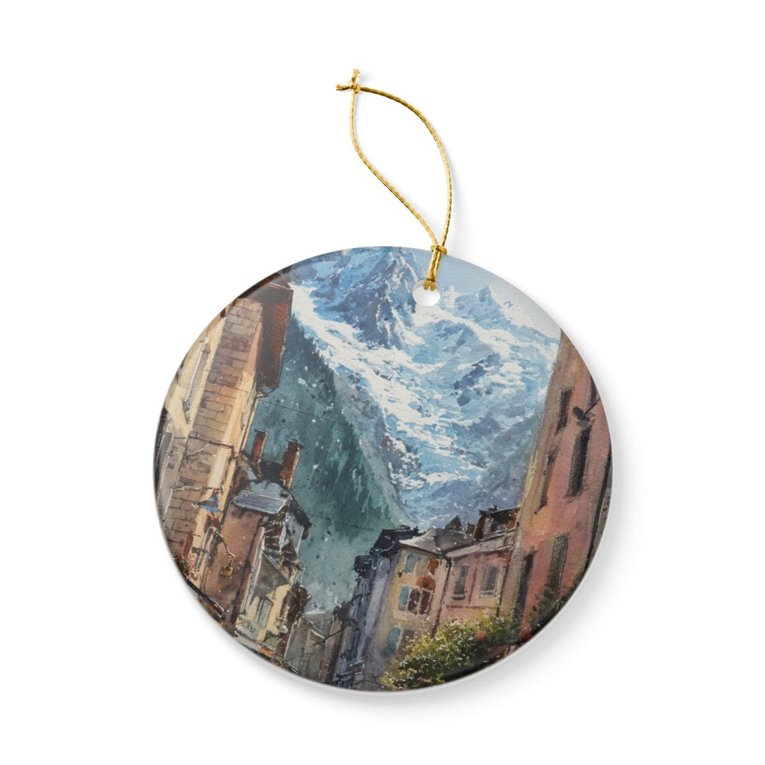 Chamonix France Ornament: Unique Chamonix Souvenir, Chamonix France Xmas Decor, and Authentic Chamonix Gift