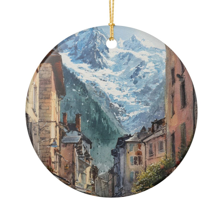 Chamonix France Ornament: Unique Chamonix Souvenir, Chamonix France Xmas Decor, and Authentic Chamonix Gift