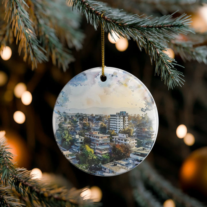 Chandigarh Ornament: Unique Chandigarh Souvenir, Chandigarh Xmas Decor, and Authentic Chandigarh Gift