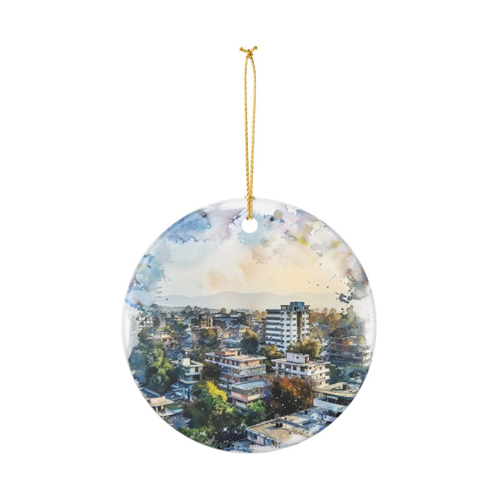 Chandigarh Ornament: Unique Chandigarh Souvenir, Chandigarh Xmas Decor, and Authentic Chandigarh Gift
