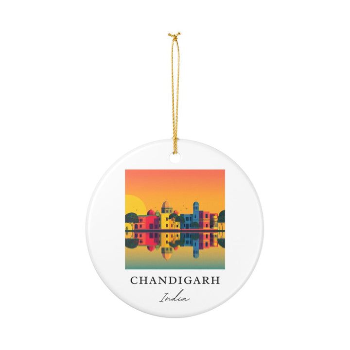 Chandigarh Ornament: Unique Chandigarh Souvenir, Chandigarh Xmas Decor, and Authentic Chandigarh Gift