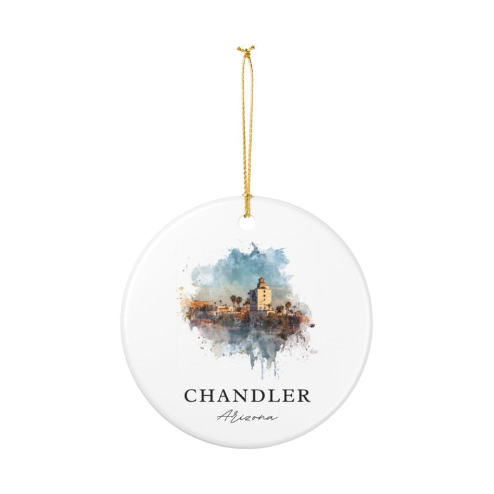 Chandler Arizona Ornament: Unique Chandler Souvenir, Chandler Arizona Xmas Decor, and Authentic Chandler Gift