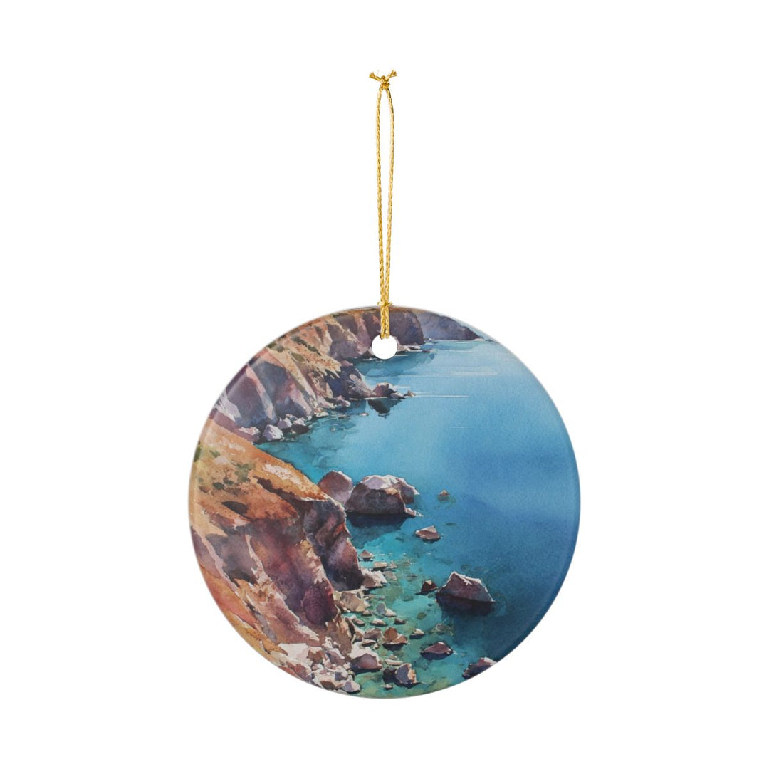 Channel Islands California USA Ornament: Unique Channel Islands Souvenir, Channel Islands California Xmas Decor, and Authentic Channel Islands Gift